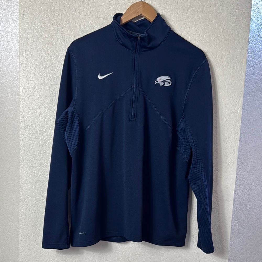 Nike Dri-Fit Dark Blue Quarter-Zip Top
